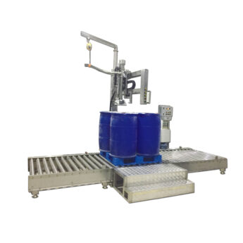 Tambor IBC 1000L semi-automático de pesagem à base de água diluente máquina de enchimento