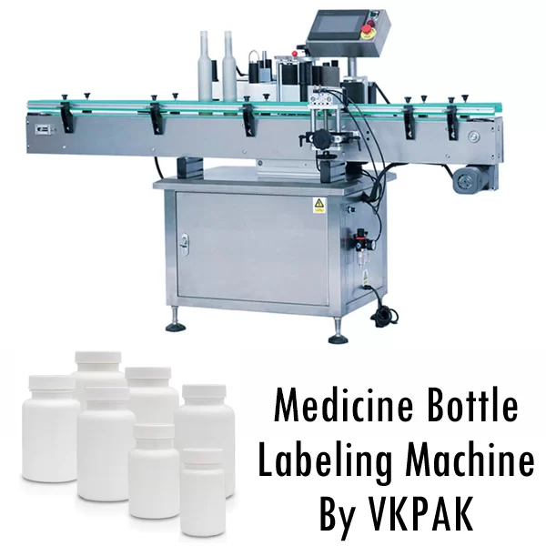 Máquina de rotulagem de frascos de remédios