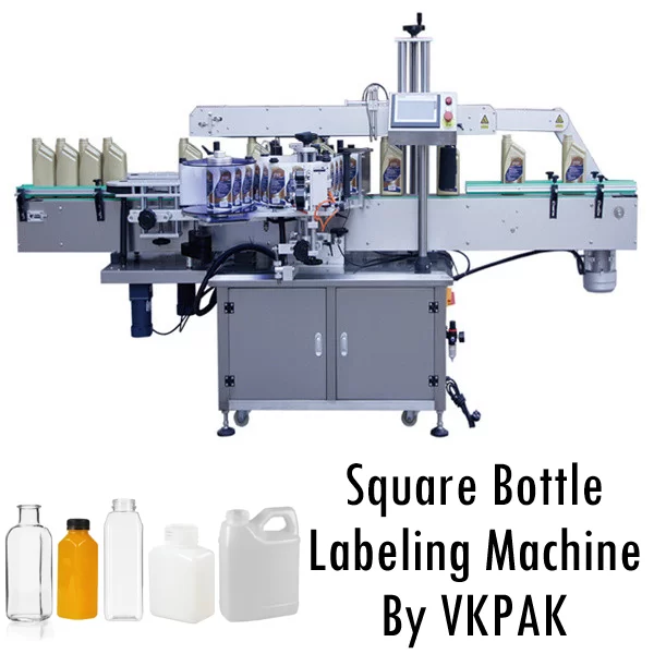 Máquina de rotulagem de garrafas quadradas